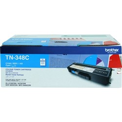 BROTHER TN348C TONER CARTRIDGE Cyan 6000Pg