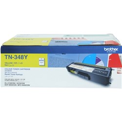 BROTHER TN348Y TONER CARTRIDGE Yellow 6000Pg