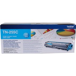 BROTHER TN-255 H/YIELD TONER Cyan Up to 2.2k Pages