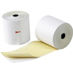 MARBIG CALC/REGISTER ROLLS 76x76x11.5mm 2Ply PK4