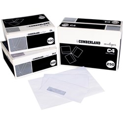 CUMBERLAND PLAIN ENVELOPE DL 110x220 StripSeal 90g Laser (603318)