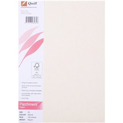 QUILL A4 PARCHMENT PAPER 90gsm Natural PK100