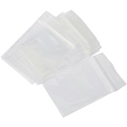 CUMBERLAND RESEALABLE BAG 100x125mm Pk100 Pack of 100