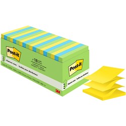 3M POST-IT POPUP NOTES R330-18AUCP ASSORTED 73x73 CABINET PK18