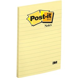 POST-IT NOTES - YELLOW LINED ASSORTMENT 660 98.4x149 mm Yellow L