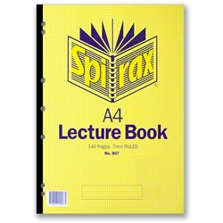 SPIRAX LECTURE PAD 907 140PG SIDE OPEN
