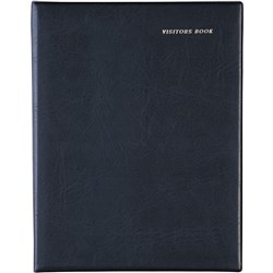 DEBDEN VISITORS BOOK A4 Short Wiro 64 leaf Black