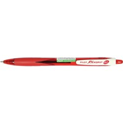 PILOT BEGREEN REXGRIP PEN MED RED