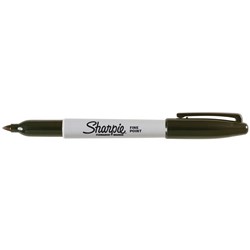 PAPER MATE SHARPIE PERMANENT MARKERS 1.0mm Fine Black (30001)