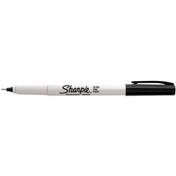 SHARPIE ULTRA FINE MARKER Permanent 0.3mm Black 37001 S37121