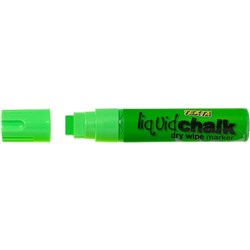 Texta Jumbo Liquid Chalk Dry Wipe Chisel 15mm Nib Green