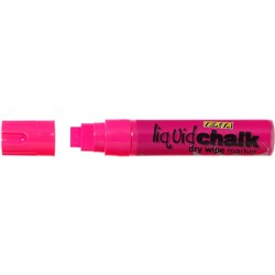 TEXTA JUMBO LIQUID CHALK DRY WIPE CHISEL 15MM NIB PINK