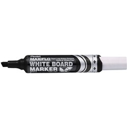 PENTEL MWL6 WHITEBOARD MARKER Maxiflo Chisel Point Black