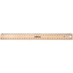 CELCO METRIC WOODEN RULER 300mm