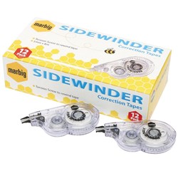 MARBIG CORRECTION TAPE SIDEWINDER 5mmx8m BX12