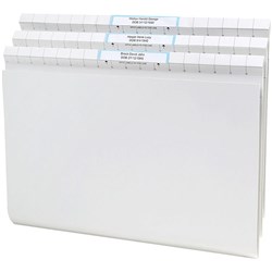 AVERY QUICKVUE FILES WITH FILE TITLE LABELS F/Cap BX50