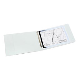 MARBIG A3 3D 50MM INSERT BINDER LANDSCAPE WHITE