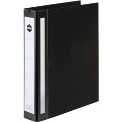 DELUXE PVC BINDERS A4 3 'D' 38mm Black