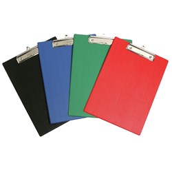 CLIPBOARD FC PVC MARBIG RED