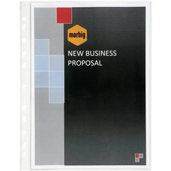 DELUXE A3 SHEET PROTECTORS PORTRAIT BX100 80micron