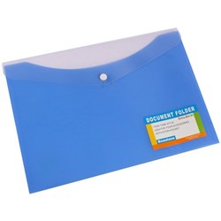 BEAUTONE POLYPROP TROPICAL DOCUMENT ENV A4 Blue/Blueberry