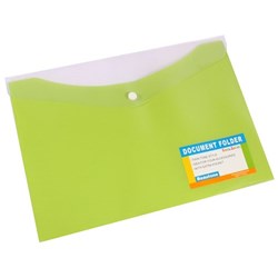 BEAUTONE POLYPROP TROPICAL DOCUMENT ENV A4 Green/Lime