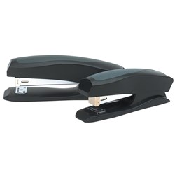 MARBIG DESK STAPLER HALF STRIP 26/6 BLACK