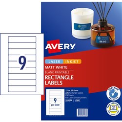 L7667 STANDARD DATA CARTRIDGE LABEL PK25