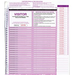 ZIONS VISITORS PASS REGISTER
