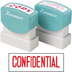 XSTAMPER - 1 COLOUR - TITLES A-C 1130 Confidential Red