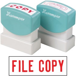 XSTAMPER - 1 COLOUR - TITLES D-F 1071 File Copy Red