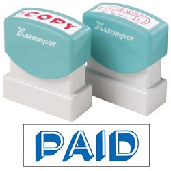 XSTAMPER 1357 PAID BLUE