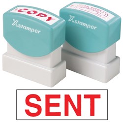 XSTAMPER - 1 COLOUR - TITLES R-Z 1567 Sent Red