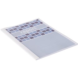 BINDING COVER THERMAL A4 SEMI-GLOSS 3MM WHITE PK100