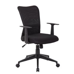 ASHLEY MESH CHAIR Black Mesh Back