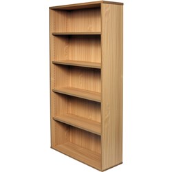 RAPID SPAN BOOKCASE H1800xW900xD315mm Beech