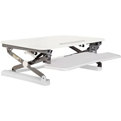 RAPID RISER WORKSTATION W890mm X D590mm Medium - White