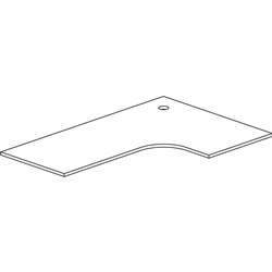 RAPID SCREEN TABLE TOPS W1800xW1200xD700mm Cornr Beech