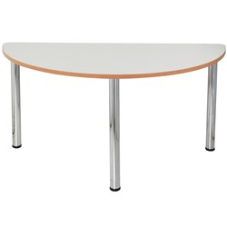 QUORUM GEOMETRY MEETING TABLES Half Round 1500mm