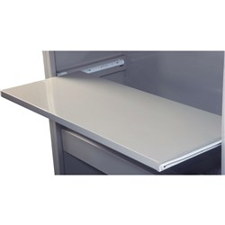 STEELCO REFERENCE SHELF Pull Out W900 White Satin