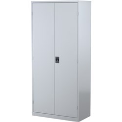 STEELCO STATIONERY CUPBOARD 4 Shelf Silver Grey H2000xW914xD463mm