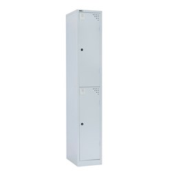 STEEL STORAGE LOCKER 380 Wide 2 Door