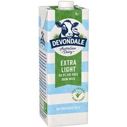 DEVONDALE MILK UHT SKIM 1 LTR