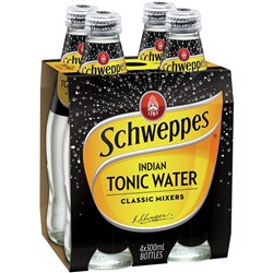 SCHWEPPES TONIC WATER 4X300ml PK4