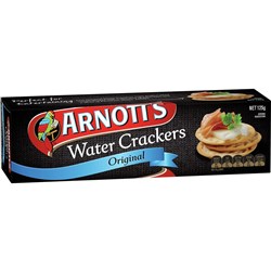 BISCUITS ARNOTTS WATER CRACKER 125G 125GM