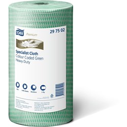 TORK SPECIALIST PREMIUM CLOTH 50cmX30cmX45m Heavy Duty Green roll