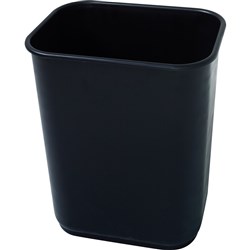 JASTEK WASTE PAPER BIN 39LTR BLACK