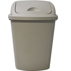 ITALPLAST HEAVY DUTY WASTE BIN 58Ltr Grey