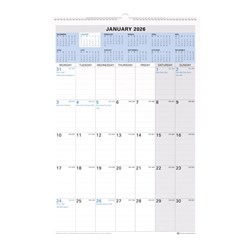 COLLINS CALENDAR SERIES WIRO WALL PLANNER 394x577mm ECH1