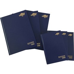 Office Choice Commercial Diary A5 Week To View blue sub for Essential A5
